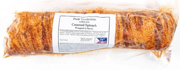 Creamed Spinach Pork Tender