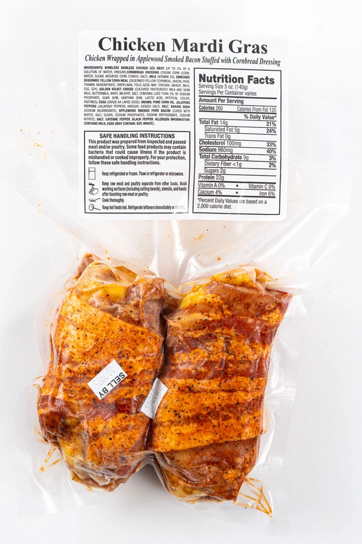 Chicken Mardi Gras BACK