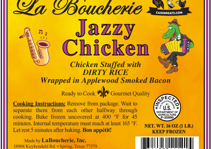 JAZZY Chicken Label