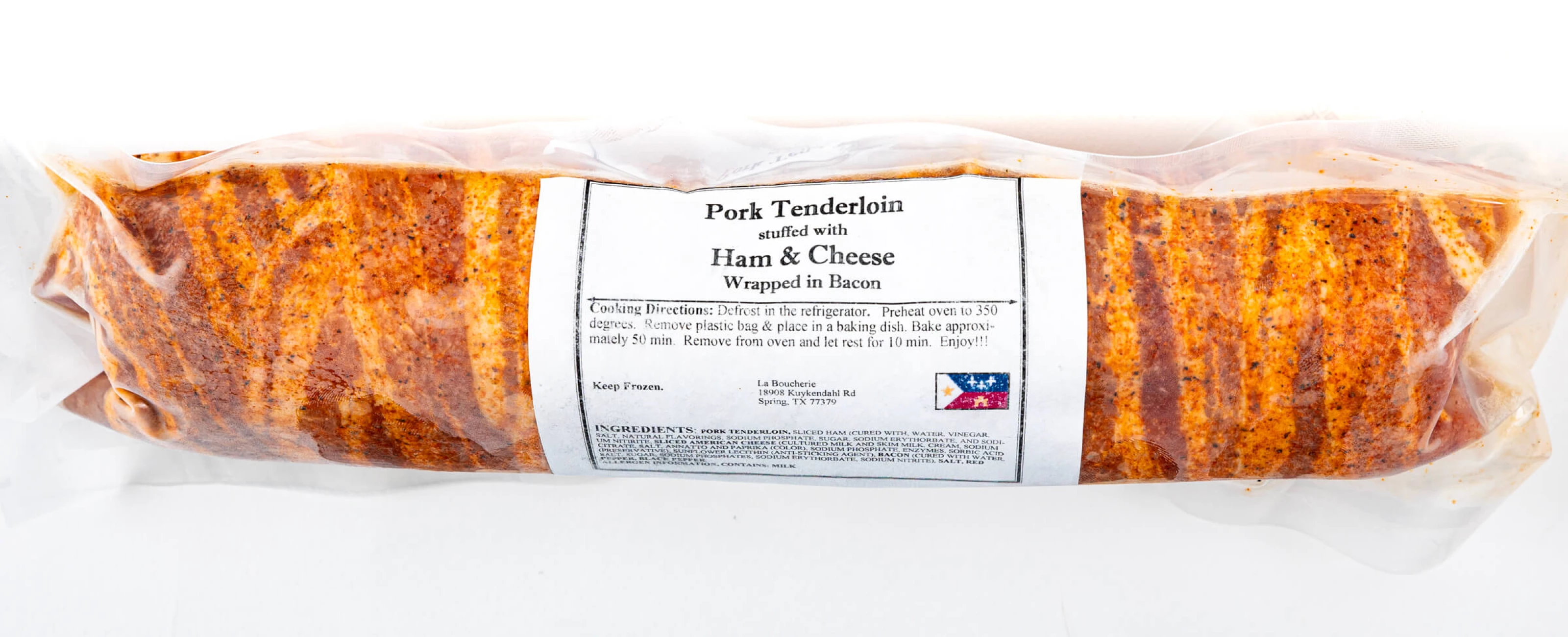 Ham and Cheese Pork Tender